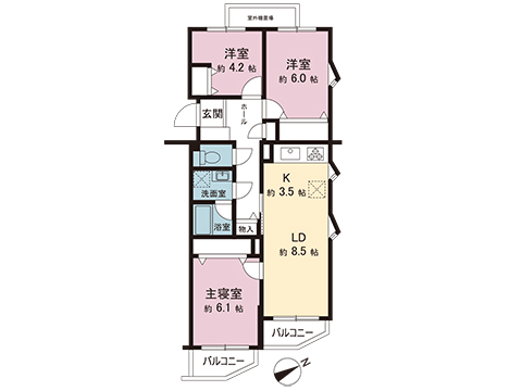 中古マンション 東久留米市前沢４丁目 西武新宿線花小金井駅 2,199万円