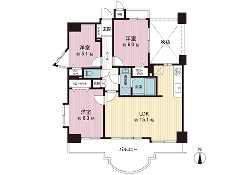 中古マンション 海老名市中央３丁目 小田急線海老名駅 4,490万円