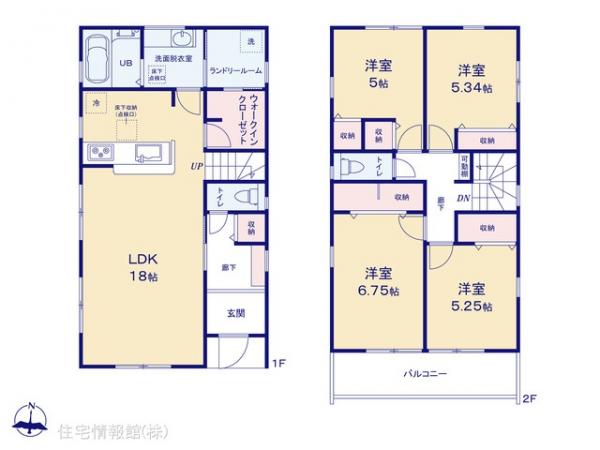 新築戸建 神奈川県川崎市麻生区千代ケ丘７丁目23 小田急線新百合ヶ丘駅 6,280万円