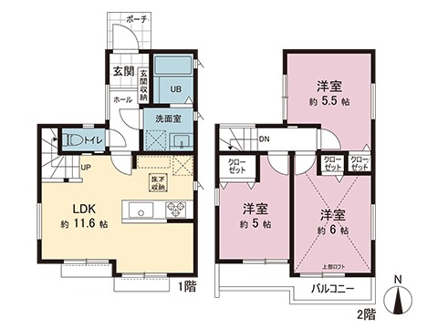 新築戸建 東久留米市柳窪３丁目 西武新宿線小平駅 4,480万円