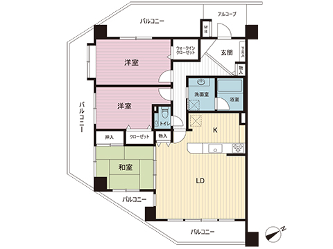 中古マンション 東久留米市柳窪２丁目 西武新宿線小平駅 2,950万円