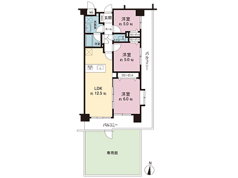 中古マンション 横浜市青葉区美しが丘５丁目 東急田園都市線たまプラーザ駅 5,780万円