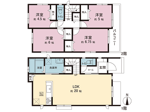 新築戸建 藤沢市湘南台６丁目 横浜市営地下鉄ブルーライン湘南台駅 7,190万円