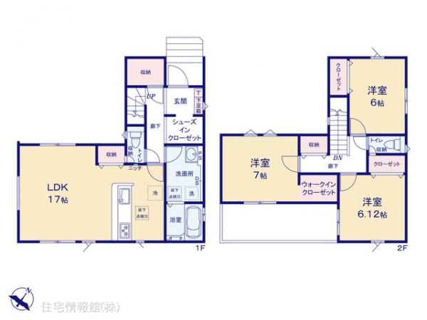 新築戸建 埼玉県春日部市豊町２丁目 東武野田線八木崎駅 3,699万円