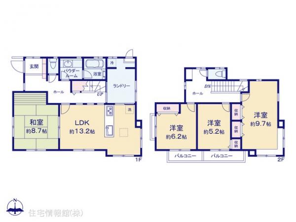 中古戸建 埼玉県日高市横手２丁目 西武池袋線飯能駅 2,499万円