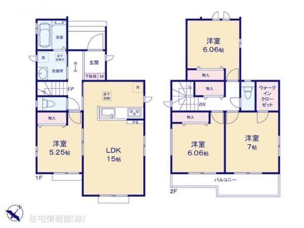 新築戸建 埼玉県ふじみ野市大井中央３丁目9-15 東武東上線ふじみ野駅 4,390万円
