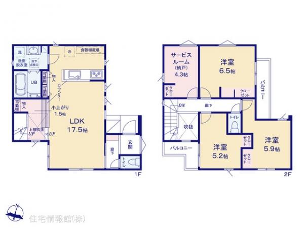 新築戸建 千葉県流山市松ケ丘５丁目707-12 千代田常磐線南柏駅 3,990万円