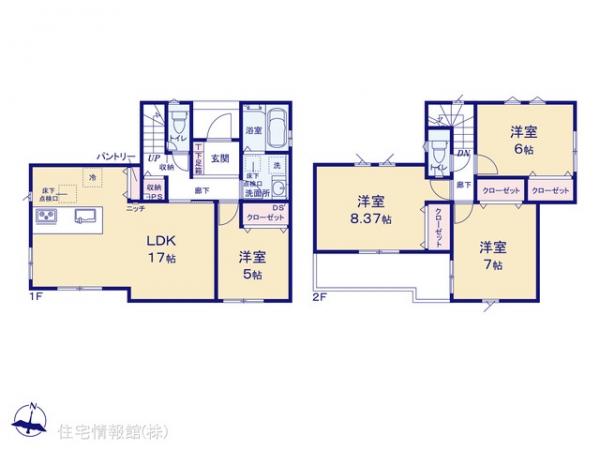 新築戸建 神奈川県横浜市戸塚区平戸２丁目23-9 JR横須賀線東戸塚駅 6,190万円