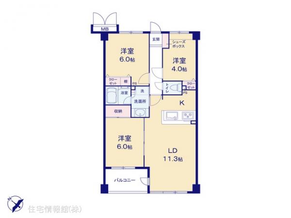 中古マンション 千葉県市川市大和田４丁目4-6 JR中央・総武線本八幡駅 2,990万円