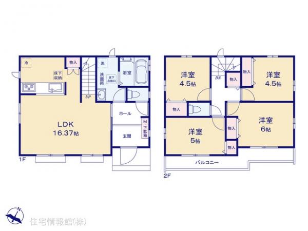新築戸建 東京都小平市鈴木町１丁目472-13 西武新宿線花小金井駅 5,090万円