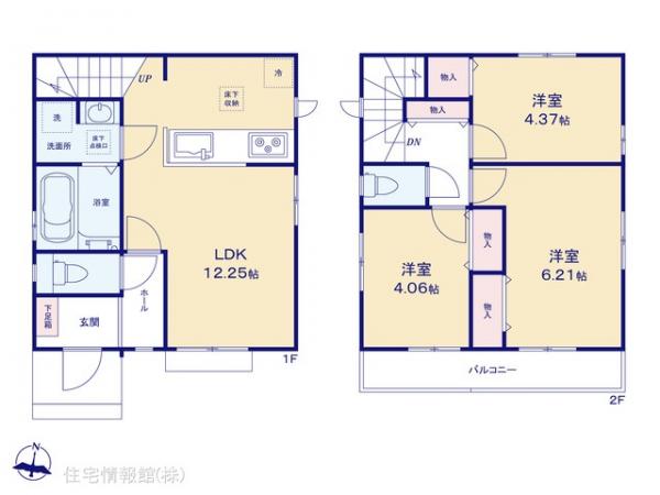 新築戸建 東京都東大和市清水６丁目1144-42 西武多摩湖線武蔵大和駅 3,090万円