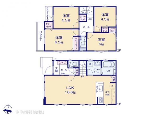 新築戸建 東京都日野市南平５丁目2-33 京王線高幡不動駅 5,099万円
