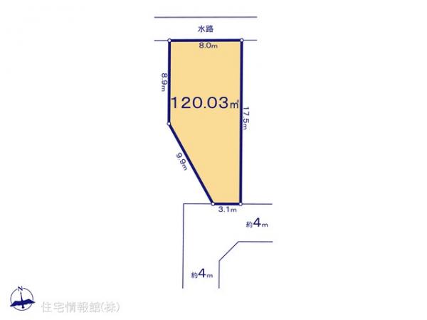 土地 埼玉県三郷市高州１丁目131 千代田常磐線金町駅 1,980万円