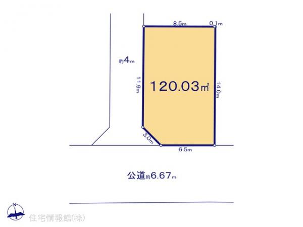 土地 埼玉県三郷市高州１丁目131 千代田常磐線金町駅 2,790万円