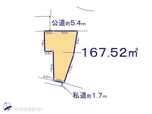 土地 神奈川県横浜市港北区新吉田東１丁目46-20 横浜市営地下鉄グリーンライン高田駅 6,180万円