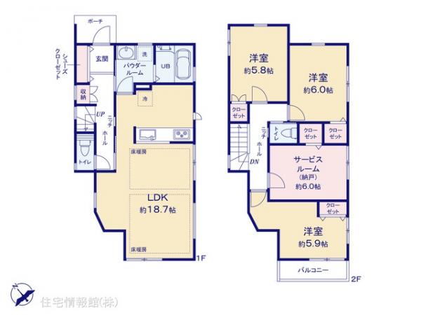 新築戸建 神奈川県横浜市戸塚区汲沢５丁目7-2 横浜市営地下鉄ブルーライン踊場駅 5,280万円