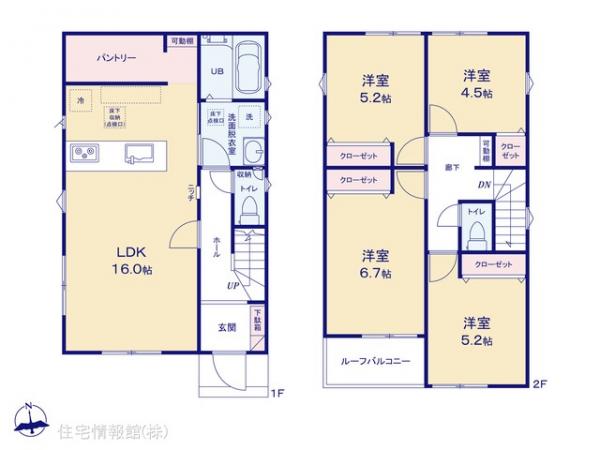 新築戸建 東京都八王子市上壱分方町345 JR中央線西八王子駅 3,030万円