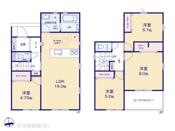 新築戸建 東京都八王子市上壱分方町345 JR中央線西八王子駅 3,080万円