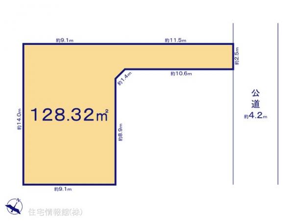 土地 埼玉県狭山市大字北入曽467-12 西武新宿線入曽駅 1,480万円