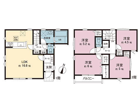 新築戸建 平塚市平塚２丁目 JR東海道本線(東京〜熱海)平塚駅 4,599万円