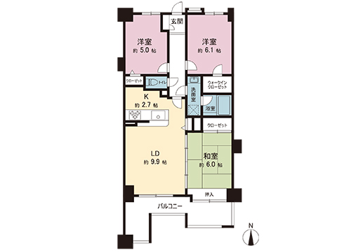 中古マンション 相模原市南区上鶴間本町７丁目 小田急江ノ島線東林間駅 2,800万円