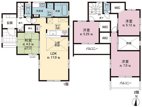 新築戸建 相模原市緑区西橋本４丁目 JR横浜線橋本駅 5,480万円