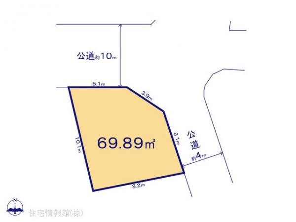 土地 東京都足立区花畑４丁目7-10 東武伊勢崎線竹ノ塚駅 3,499万円