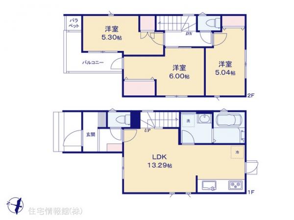 新築戸建 埼玉県草加市小山２丁目17-16 東武伊勢崎線獨協大学前駅 2,999万円