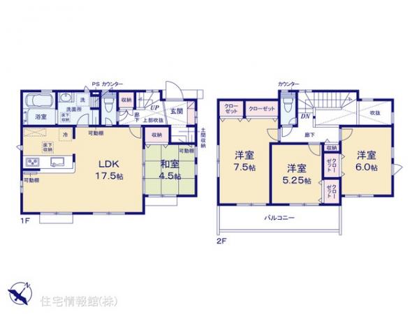 新築戸建 神奈川県横浜市港北区新吉田東１丁目77-14 横浜市営地下鉄グリーンライン高田駅 7,280万円