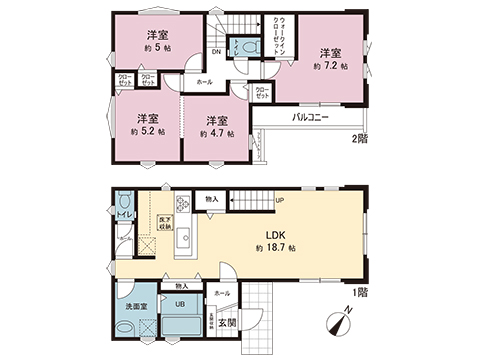 新築戸建 町田市木曽東１丁目 JR横浜線古淵駅 5,599万円