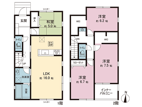 新築戸建 あきる野市下代継 JR五日市線秋川駅 3,880万円