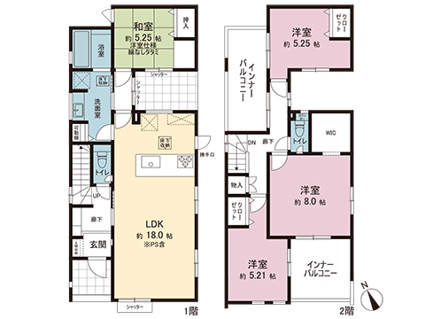 新築戸建 宇都宮市平松３丁目 JR東北本線 (宇都宮線）宇都宮駅 4,398万円