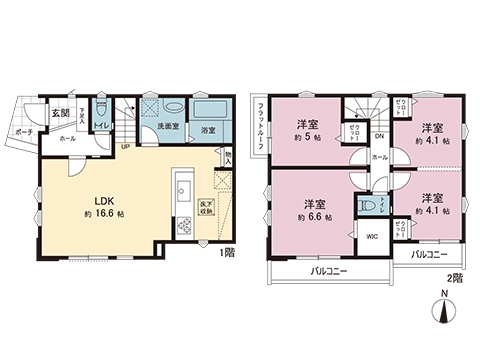 新築戸建 府中市小柳町２丁目 西武多摩川線競艇場前駅 5,799万円