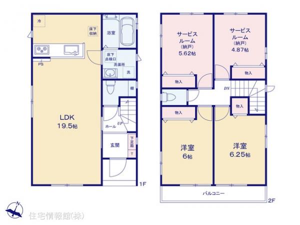 新築戸建 埼玉県川口市榛松３丁目25-1 日暮里・舎人ライナー見沼代親水公園駅 4,190万円