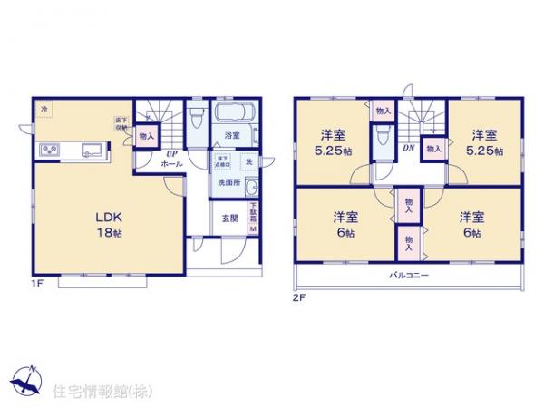 新築戸建 埼玉県富士見市上沢１丁目13-11 東武東上線鶴瀬駅 5,490万円
