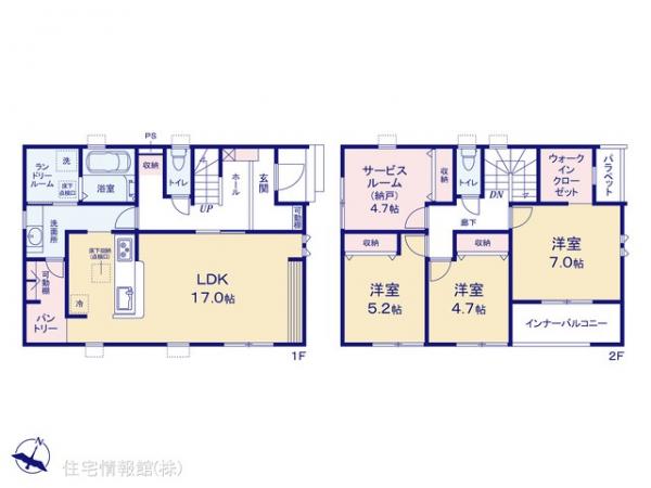 新築戸建 埼玉県春日部市緑町２丁目 東武野田線藤の牛島駅 3,780万円
