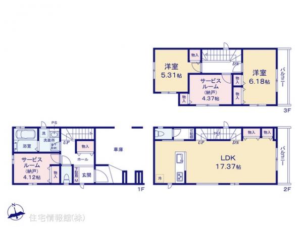 新築戸建 千葉県船橋市市場４丁目14-16 JR中央・総武線東船橋駅 5,690万円