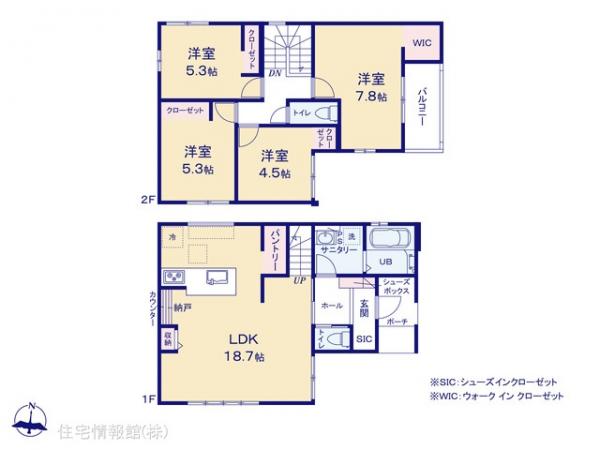 新築戸建 千葉県船橋市松が丘３丁目740-165 京成松戸線北習志野駅 3,199万円