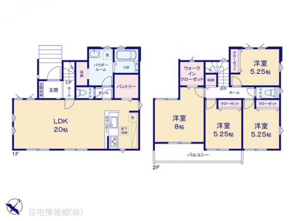 新築戸建 千葉県市川市中国分５丁目554-62 北総鉄道北国分駅 5,999万円