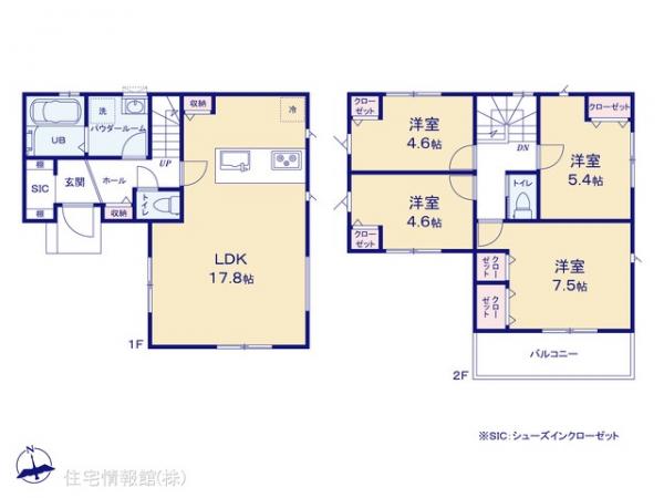 新築戸建 神奈川県横浜市泉区和泉が丘１丁目22-8 横浜市営地下鉄ブルーライン立場駅 4,890万円