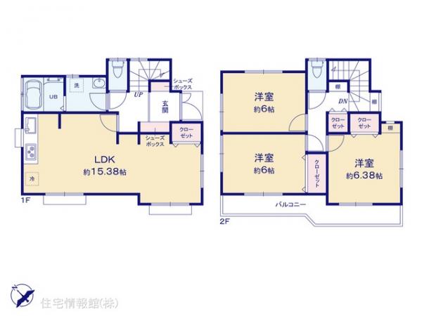 中古戸建 東京都国分寺市新町１丁目7-43 西武国分寺線恋ヶ窪駅 3,999万円