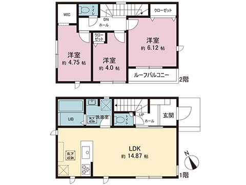 新築戸建 東久留米市前沢５丁目 西武新宿線花小金井駅 4,080万円