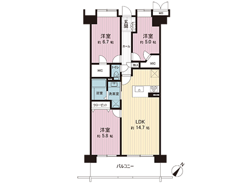 中古マンション 横須賀市平成町２丁目 京急本線県立大学駅 4,390万円