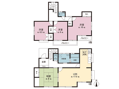 中古戸建 宇都宮市中岡本町 JR東北本線 (宇都宮線）岡本駅 2,349万円
