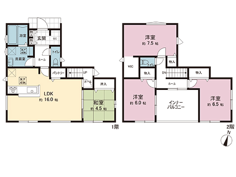 新築戸建 あきる野市雨間 JR五日市線秋川駅 3,580万円
