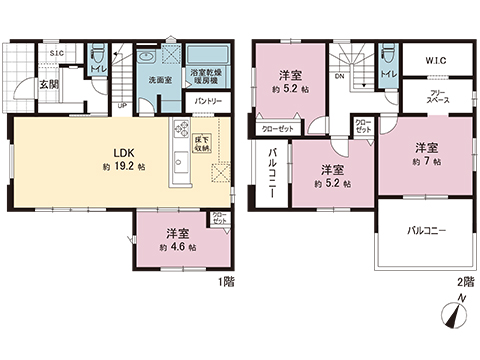 新築戸建 宇都宮市石井町 宇都宮芳賀ライト線陽東３丁目駅 3,298万円