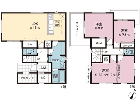 新築戸建 宇都宮市石井町 宇都宮芳賀ライト線陽東３丁目駅 3,298万円