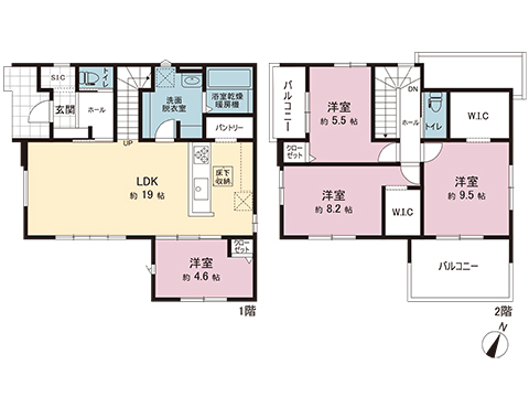 新築戸建 宇都宮市石井町 宇都宮芳賀ライト線陽東３丁目駅 3,298万円