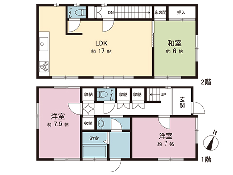 中古戸建 川越市砂新田１丁目 東武東上線新河岸駅 1,848万円