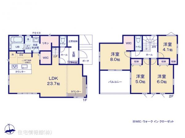 新築戸建 千葉県我孫子市下ケ戸694-6 JR常磐線（上野〜取手）天王台駅 4,398万円